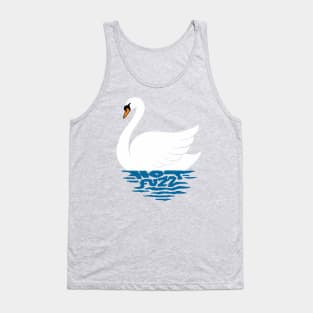 Just The One Swan Actually Tank Top